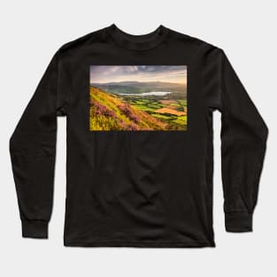 Llangorse Lake from Mynydd Llangorse Long Sleeve T-Shirt